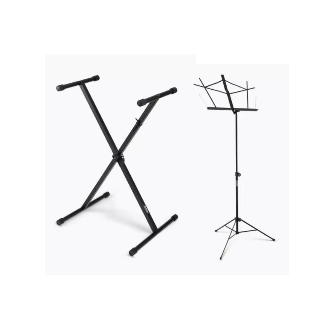 Keyboard and Sheet Music Stand Pack
