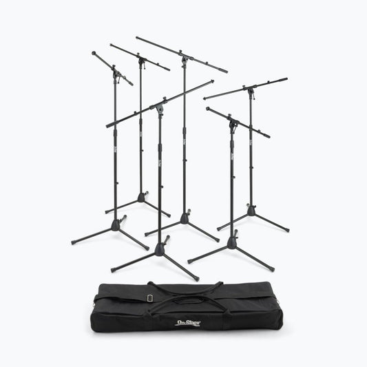 Six Euro Boom Mic Stands with Bag MSP7706